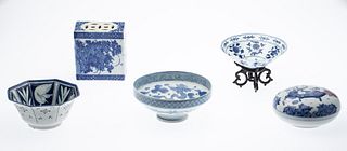 5 Chinese Blue and White Articles