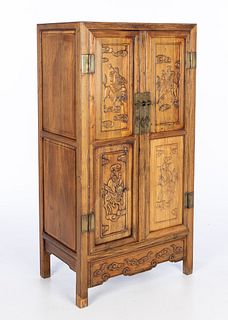 Chinese Blackwood Cabinet, Qing Dynasty Early 19th C
