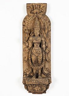 Indian Wood Carving of Lekshmy, 18th Century