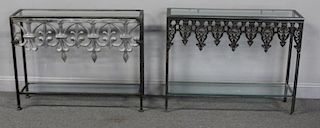 2 similar of Decorative Iron Consoles With