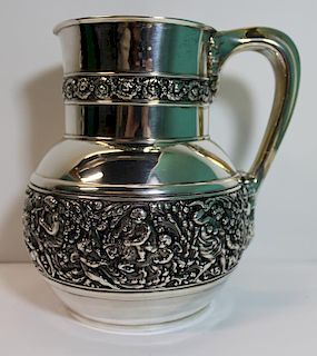 STERLING. Tiffany & Co. Olympian Water Pitcher.