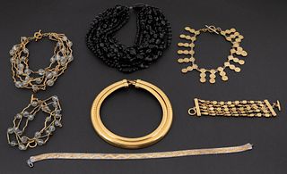 7 Pieces of Costume Jewelry, including Biche de Bere