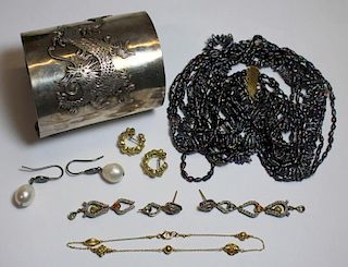 JEWELRY. Assorted Jewelry Grouping Including Gold.