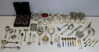STERLING. Assorted Grouping of Flatware and Hollow