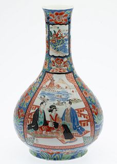 Japanese Imari Bottle Vase