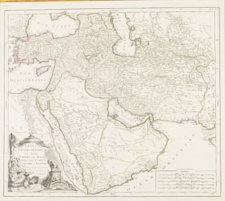 French Map of Persian Empire, Arabia & Egypt, 1778