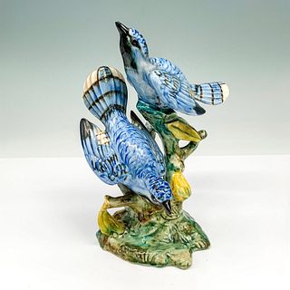 Stangl Pottery Bird Figurine, Double Blue Birds 3276D