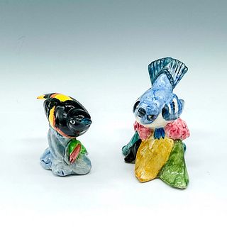 2pc Stangl Pottery Figurines, Cerulean Warbler & Oriole