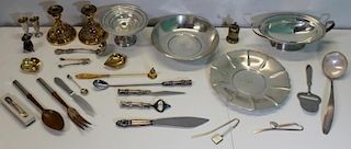 SILVER. Grouping of Sterling and Assorted