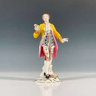 Dresden Porcelain Victorian Man Figurine