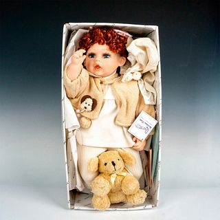 3pc Duck House Porcelain Heirloom Baby Doll, Gracie & Teddy