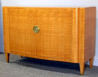 French Jules Leleu (Attr.) Two Door Cabinet.