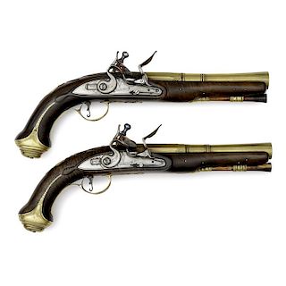 Pair of Contemporary Flintlock Pistols