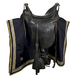 Officer's Grimsley Saddle and Saddle Cloth