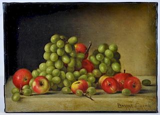 Bryant Chapin "Fruit" Still Life Oil on Canvas