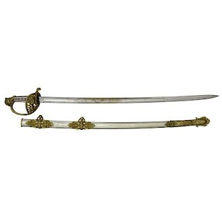 Civil War Sword Presented To Captain Charles E. Chapman, 37th NYSM