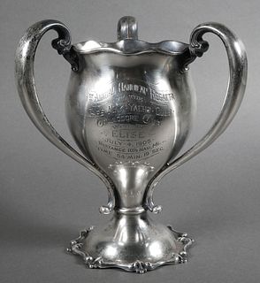 1905 Sterling Silver Yacht Club Trophy Loving Cup