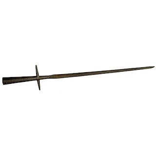 Confederate Polearm Head formed from a M1855 Bayonet