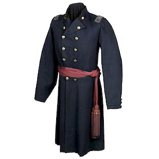 Civil War Infantry Colonel's Frock Coat and Crimson Sash