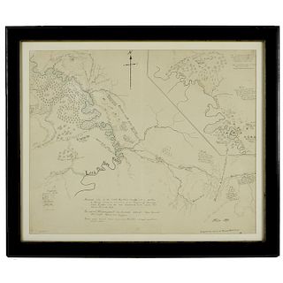 Little Big Horn Battlefield Map by Russel White Bear