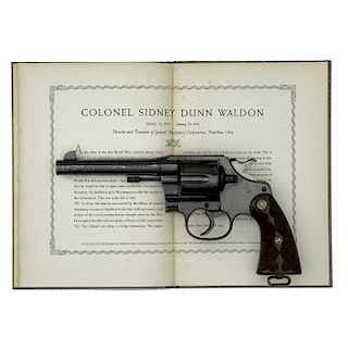 **Colt New Service Revolver Personal Revolver Of Colonel Albert Sidney Waldon