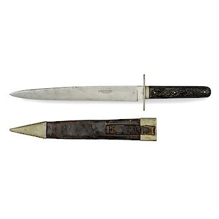 Joseph Rodgers and Sons Bowie Knife and Sheath