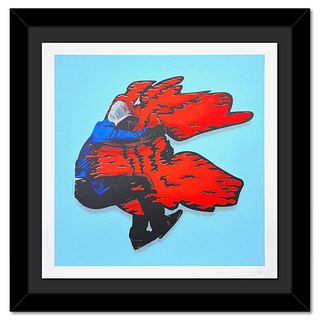 Hijack, "Life" Framed Limited Edition Silkscreen, Numbered and Hand Signed with Letter of Authenticity.
