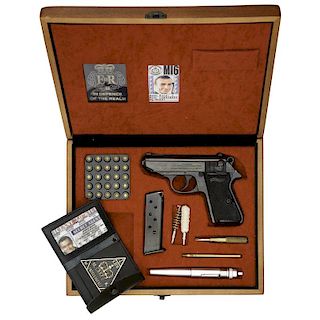 *Cased James Bond Walther PPK/S, Formerly Owned by Sean Connery