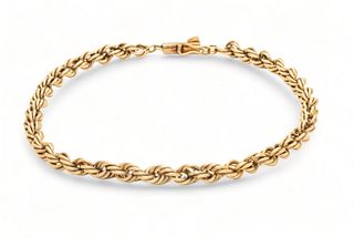 14K Yellow Gold Bracelet L 8" 5g