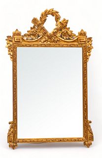 Georgian Style Gilt Wood Mirror H 46" W 32"