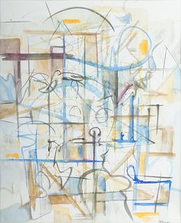 Jack Faxon (American, 1936-2020) Abstract Waercolor H 13" W 11"