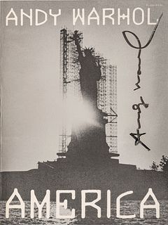 Andy Warhol (American, 1928-1987) "America", H 11" W 8.5"
