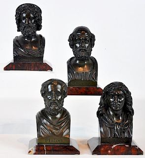 4 Pierre Joseph Chardigny Bronze Busts