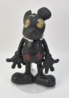 1930's MICKEY MOUSE SEIBERLING RUBBER FIGURINE
