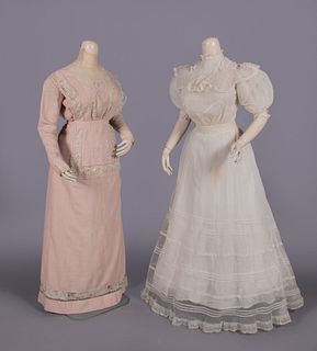 TWO DAY OR PARTY DRESSES, 1900-1908