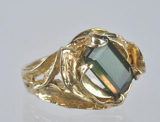 14kt Gold & Tourmaline Ring