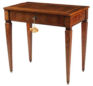 ITALIAN NEOCLASSICAL STYLE BANDED TABLE