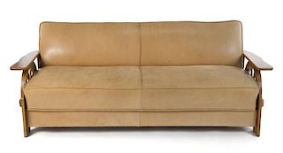 PATRICK SWAYZE LEATHER COUCH