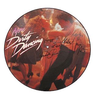 PATRICK SWAYZE DIRTY DANCING SIGNED RECORD