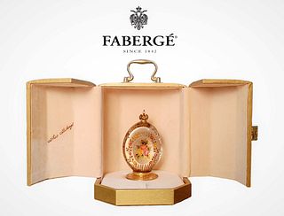 The Rose Garden Egg 1994, A Theo Faberge Limited Edition Crystal Decorative Egg, Boxed