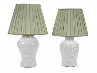 DORIS ROBERTS FOUR TABLE LAMPS