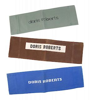 DORIS ROBERTS DIRECTORS CHAIR SEAT BACKS AND AWARDS