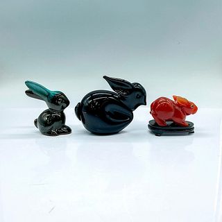 3pc Assorted Rabbit Figurines