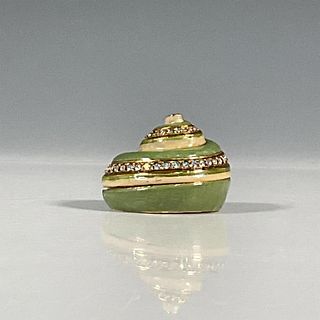 Jay Strongwater Enameled Spiral Shell Box