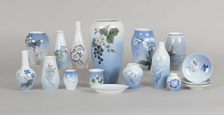 A Large Group of Danish Porcelain 