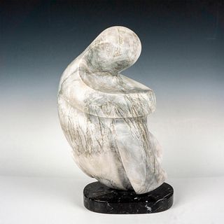 Mid Century Abstract Marble Sculpture, Crook