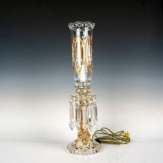 Monumental Baccarat Crystal Hurricane Lamp