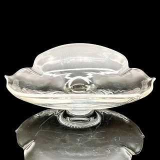 Steuben Crystal Glass Calyx Leaf Flower Petal-Shaped Bowl