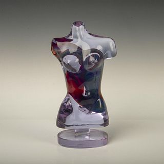 Dino Rosin Art Glass Bodice of Aphrodite Sculpture