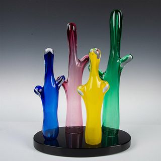 Murano Riccardo Licata Glass Sculpture, Coro